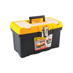 Ящик для инструментов ASR-2075, жёлтый/чёрный, 320x158x137 мм 8696272000545