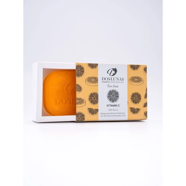 Üz üçün sabun Dos Lunas Vitamin C, 100 г Üz üçün sabun Dos Lunas Vitamin C, 100 г