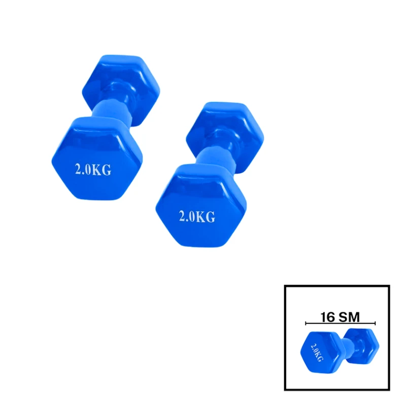 Гантели Gymnic, голубой, 2х2 кг Гантели Gymnic, голубой, 2х2 кг