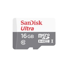 Yaddaş kartı Sandisk Ultra 16GB MicroSDHC Class 10 with Adapter (SDSQUAR-016G-GN6MA)