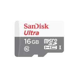 Карта памяти Sandisk Ultra 16GB MicroSDHC Class 10 with Adapter (SDSQUAR-016G-GN6MA)