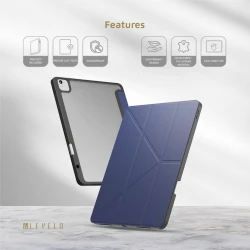 Чехол для планшета Levelo Conver Clear Back Hybrid для iPad Air 13 Blue (LVLCONHA1324BL)
