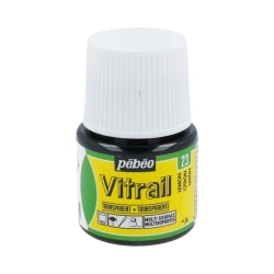 Прозрачная краска для витража Pebeo Vitrail 023 Lemon, лимонная, 45 мл