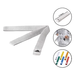 Пояс для дзюдо 1449 тонкий, белый, 250 см Пояс для дзюдо 1449 тонкий, белый, 250 см