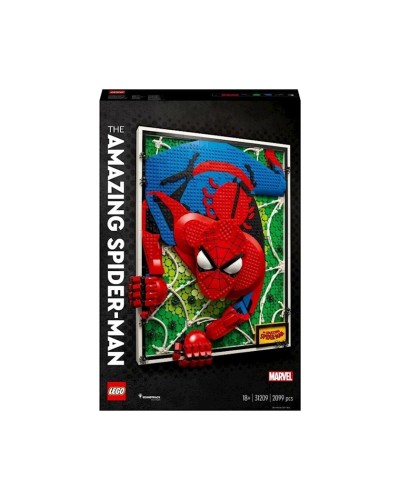 Konstruktor LEGO Art Amazing Spider-Man 31209, 18+ yaş, 2099 hissə