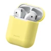 Чехол для наушников Baseus Ultrathin Series Silica Gel Protector Case для Apple AirPods 1/2, Yellow