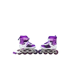 Роликовые коньки 690, размер 31-42, фиолетовый Роликовые коньки 690, размер 31-42, фиолетовый