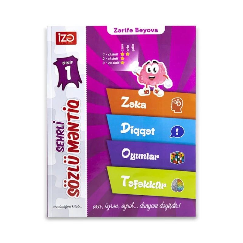 Книга İzə Nəşriyyatı Sehirli Sözlü Məntiq 1-cü sinif, Z. Bəyova Книга İzə Nəşriyyatı Sehirli Sözlü Məntiq 1-cü sinif, Z. Bəyova