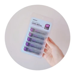 Грифели для карандашей Miniso 2B, 5 шт, 0.5 мм, черный