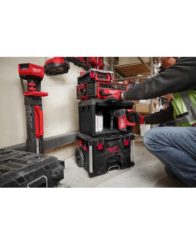 Alətlər üçün qutu Milwaukee Packout 4932480623 yan qapı ilə, 1 əd, qara