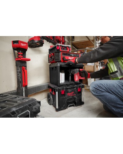 Alətlər üçün qutu Milwaukee Packout 4932480623 yan qapı ilə, 1 əd, qara