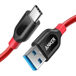 Кабель USB Anker Powerline+ Type-C to USB Cable 0.9 m , Красный