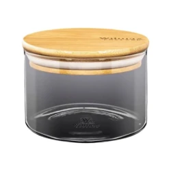 Saxlama üçün banka Wilmax Thermo WL-888501, şüşə/bambuk, 400 ml