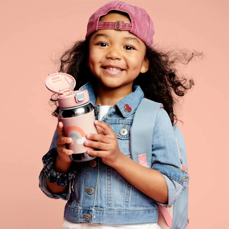 Бутылка для воды Skip Hop Spark Style Радуга, нержавеющая сталь, 350 мл, 12+ мес Бутылка для воды Skip Hop Spark Style Радуга, нержавеющая сталь, 350 мл, 12+ мес