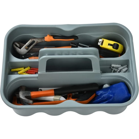 Органайзер для хранения Smart Storage, пластик, серый, 38.7x27.5x18 см