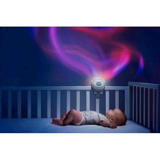 Ночник-проектор Chicco Polar Bear, белый/синий