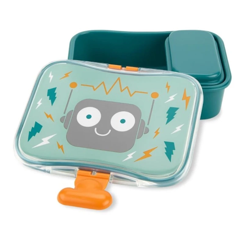 Контейнер для еды Spark Style Robot, зеленый, 3+ лет Контейнер для еды Spark Style Robot, зеленый, 3+ лет