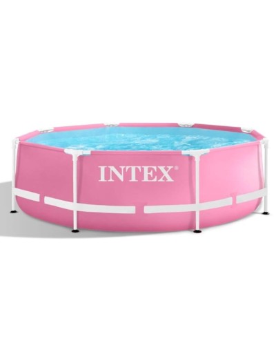 Karkaslı hovuz İntex H28290NP, çəhrayı, 244x76 sm, 2843 l