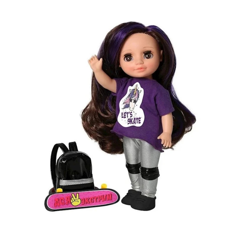 Кукла Весна Ася Экстремальные приключения, 26 см, 3+ года