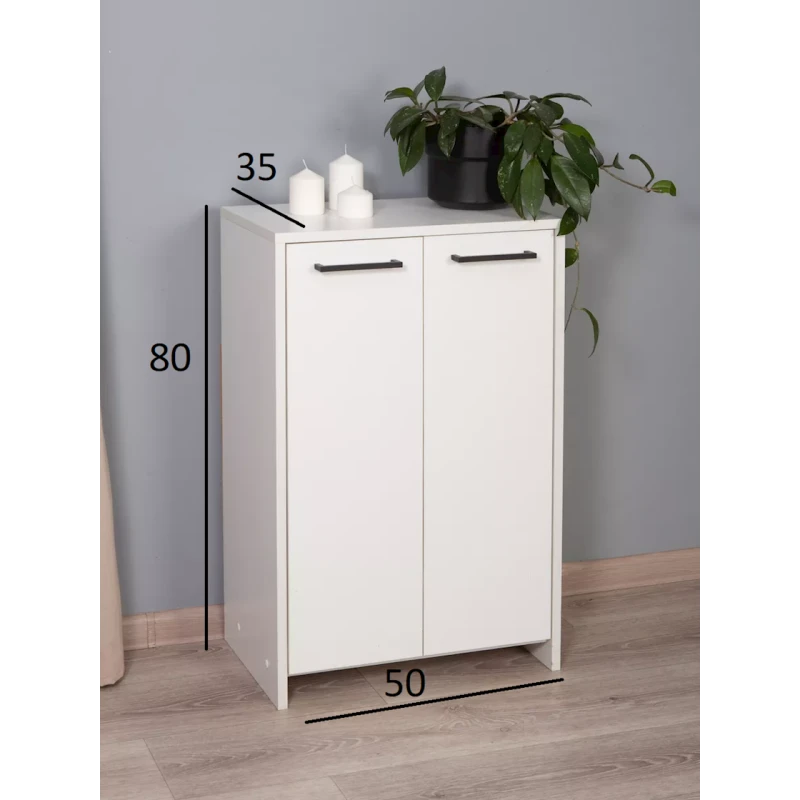 Подставка для обуви, ЛДСП, белое тиснение, 80x35x50 см Подставка для обуви, ЛДСП, белое тиснение, 80x35x50 см