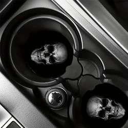 Подстаканник для автомобиля с черепом, 2 шт Подстаканник для автомобиля с черепом, 2 шт