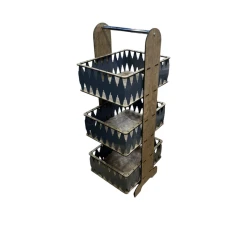 3-х ярусный контейнер для хранения фруктов и овощей 183