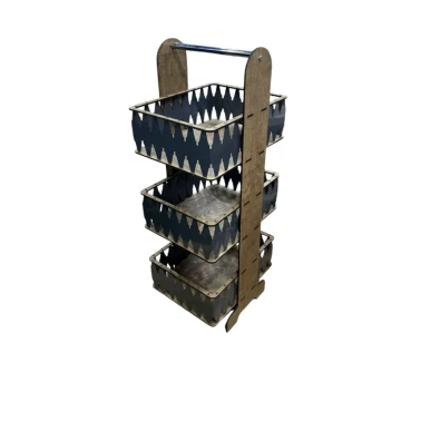 3-х ярусный контейнер для хранения фруктов и овощей 183 3-х ярусный контейнер для хранения фруктов и овощей 183