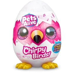 Мягкая интерактивная игрушка Zuru Pets Alive Chirpy Birds Surprise Egg, товар в ассортименте