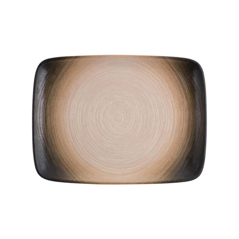 Блюдо ID-Fine Canyon Quadro Dikdörtgen, фарфор, коричневое, 31 см Блюдо ID-Fine Canyon Quadro Dikdörtgen, фарфор, коричневое, 31 см