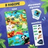 Öyrədici pazl Puzzle Time Изучаем животных, yapışdırmalar və kartlar ilə, 66 element Öyrədici pazl Puzzle Time Изучаем животных, yapışdırmalar və kartlar ilə, 66 element