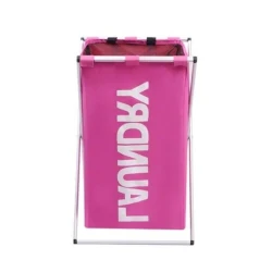 Корзина для белья IP24SAD8, розовая, 38x37x56 см Корзина для белья IP24SAD8, розовая, 38x37x56 см