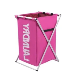 Корзина для белья IP24SAD8, розовая, 38x37x56 см Корзина для белья IP24SAD8, розовая, 38x37x56 см