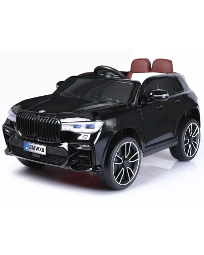 Uşaq elektrik avtomobili 8_12V BMW X8, 1-5 yaş, qara