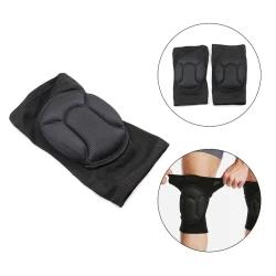 Спортивные наколенники, универсальный, черный Спортивные наколенники, универсальный, черный