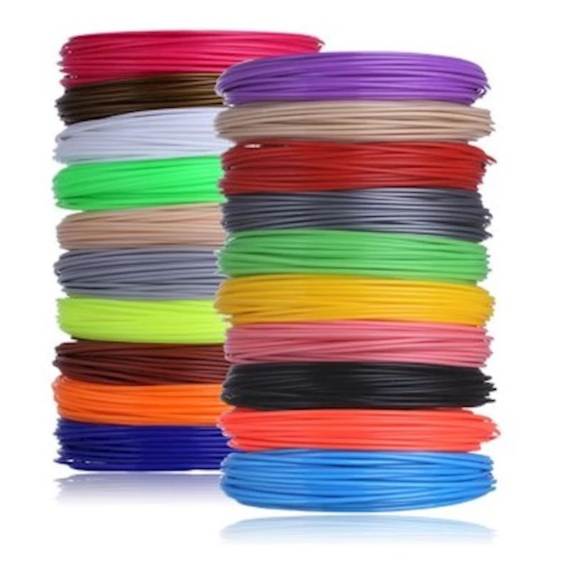 Набор нитей для 3D-ручек 1001box, 1.75 мм, 20 штук, разноцветный Набор нитей для 3D-ручек 1001box, 1.75 мм, 20 штук, разноцветный