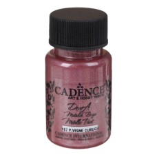 Akril boya-metallik Cadence Dora Metallic Paint 157 Bright Maroon 50 ml
