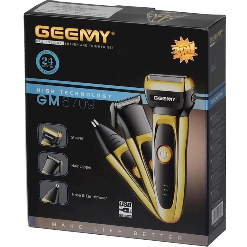 Trimmer Geemy GM-6709