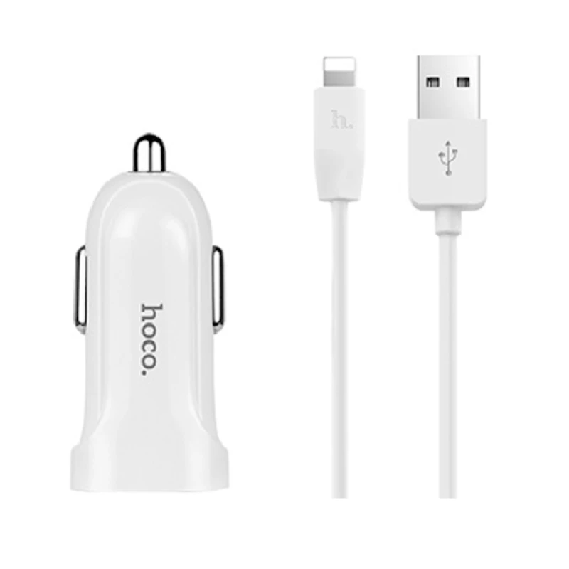 Автомобильное зарядное устройство Hoco Z12 Lightning Автомобильное зарядное устройство Hoco Z12 Lightning
