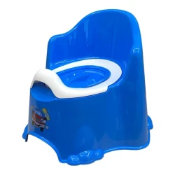 Горшок детский UM001001154, пластик, синий, 12+ месяцев Горшок детский UM001001154, пластик, синий, 12+ месяцев