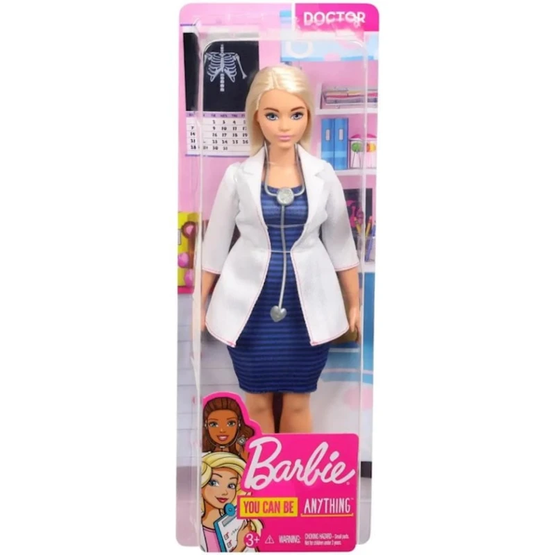 Кукла Barbie You can be anything Врач, с аксессуарами, пластик