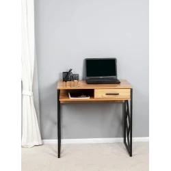 Письменный стол 76x51x80 см, ЛДСП, коричневый