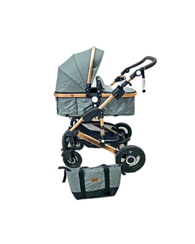 Uşaq arabası Belecoo 535-Q3-GREY, boz