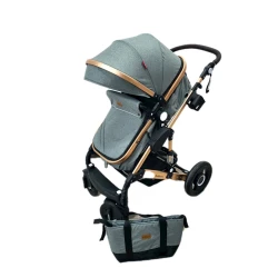 Детская коляска Belecoo 535-Q3-GREY, серая