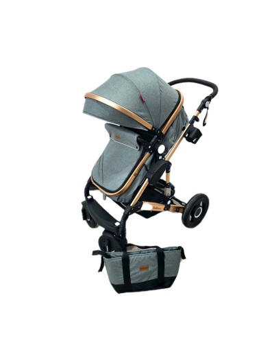 Uşaq arabası Belecoo 535-Q3-GREY, boz