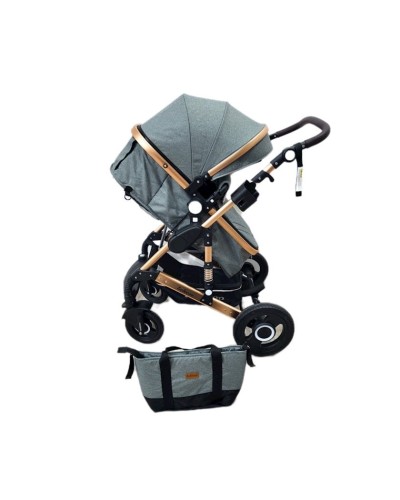 Uşaq arabası Belecoo 535-Q3-GREY, boz