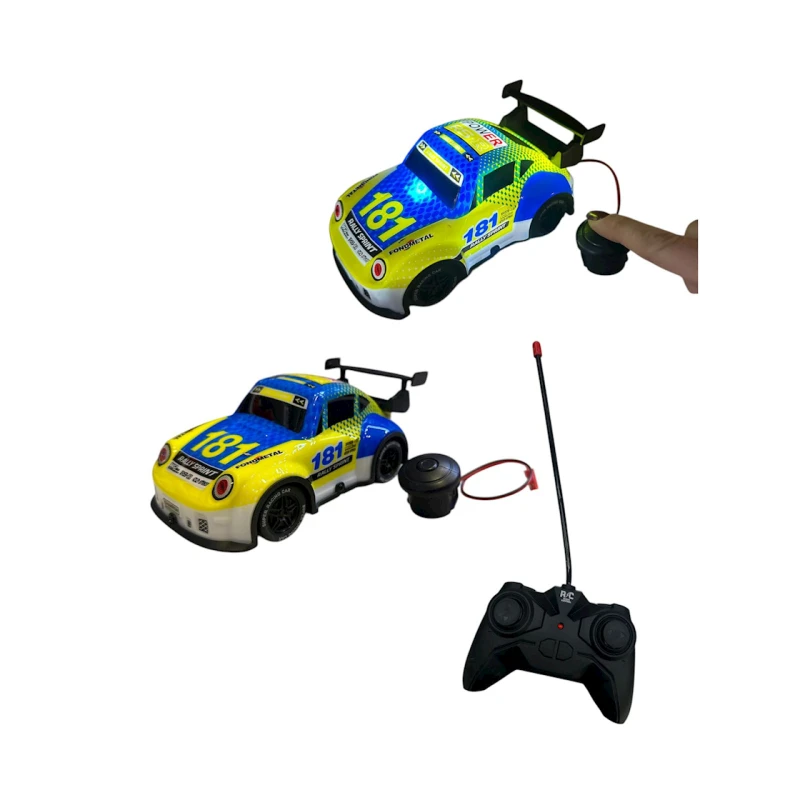 Radio ilə idarə olunan maşın Mini Rallying UJ99-Q241, 12x25 sm, sarı/göy