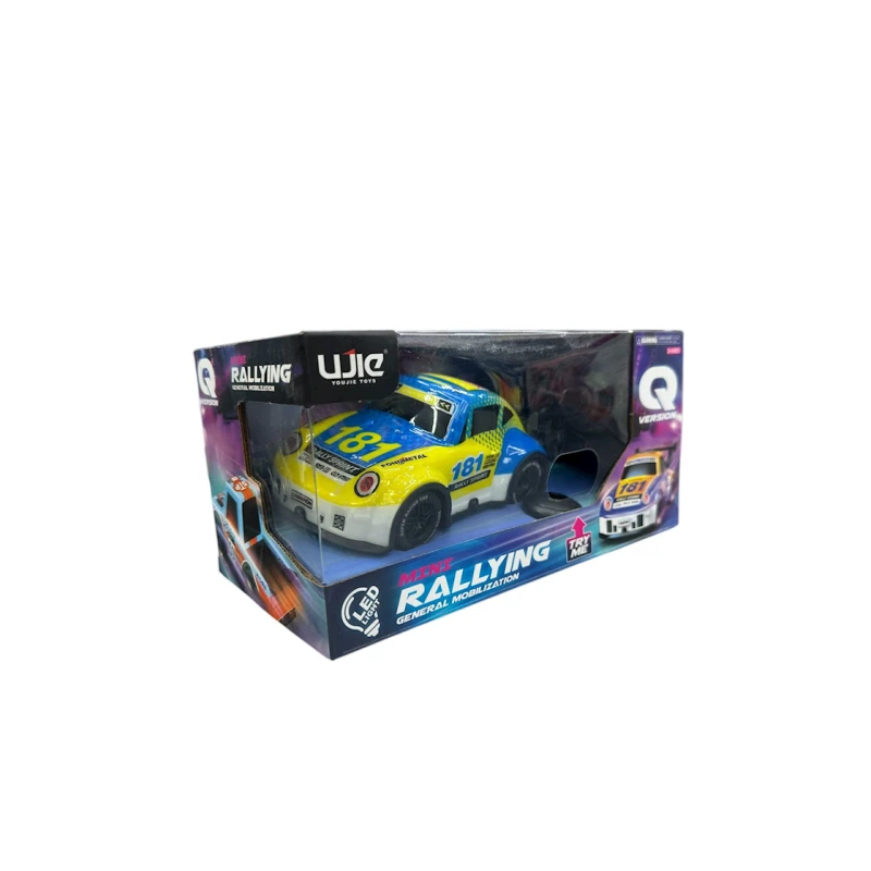 Radio ilə idarə olunan maşın Mini Rallying UJ99-Q241, 12x25 sm, sarı/göy