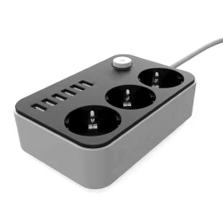 Сетевое зарядное устройство Rapture CX-U613-B 75 W, Черный Сетевое зарядное устройство Rapture CX-U613-B 75 W, Черный