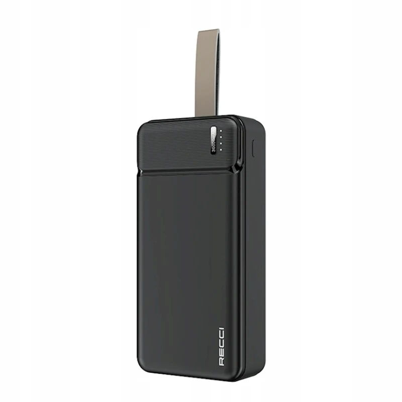 Xarici akkumulyator Recci RPB-N38 Burton, 30000 mAh, Black