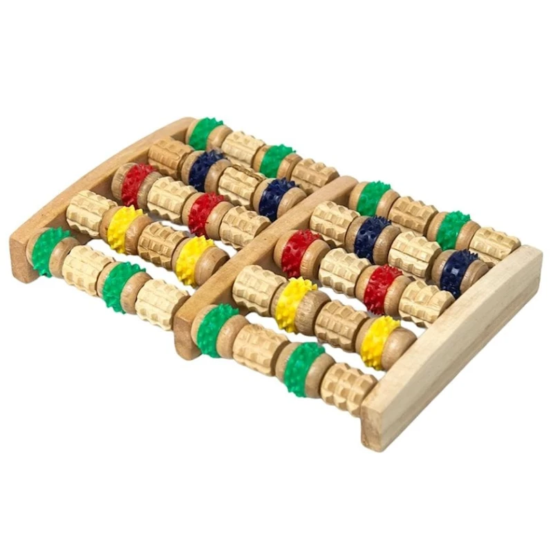 Masaj rolleri ayaqlar üçün, taxta